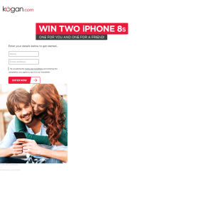 Win 1 of 2 iphone 8s