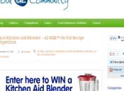 Win 1 of 2 'Kitchen Aid' blenders!