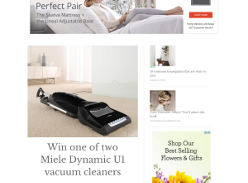 Win 1 of 2 Miele Dynamic U1 vacuum cleaners, valued at $799 each!