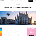 Win 1 of 2 Milan shopping trips of a lifetime!