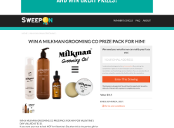 Win 1 of 2 'Milkman Grooming Co' prize packs for him, valued at $115 each!