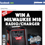 Win 1 of 2 Milwaukee M18 Radio/Chargers!