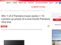 Win 1 of 2 Pandora music packs!