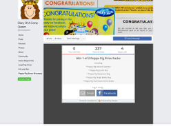 Win 1 of 2 Peppa Pig Prize Packs