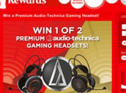 Win 1 of 2 premium Audio-Technica gaming headsets!