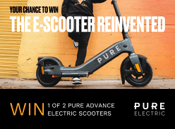 Win 1 of 2 Pure Advance Electric Scooters