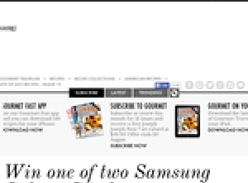 Win 1 of 2 Samsung Galaxy S5 smartphones