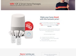 Win 1 of 2 Smart Home Packages including a Google Home