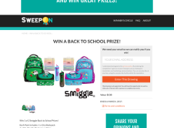 Win 1 of 2 Smiggle 'Back to School' prizes!