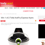 Win 1 of 2 Tefal ActiFry Express Fryers!