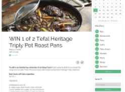 Win 1 of 2 Tefal Heritage Triply Pot Roast Pans!