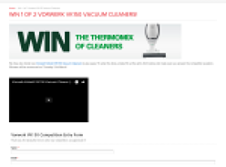 Win 1 of 2 Vorwerk VK150 Vacuum Cleaners!