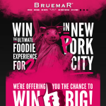 Win 1 of 20 $1,000 Cash Prizes or the ULTIMATE foodie trip of a lifetime for 2 people to New York City
