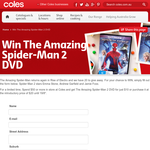 Win 1 of 20 copies of 'Spiderman 2' on DVD!