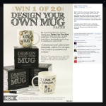 Win 1 of 20 'Design Your Own Mug' packs!
