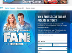 Win 1 of 20 Disney Channel 'Fanfest' Star Tour VIP packages in Sydney!