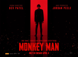 Win 1 of 20 Double Pass to 'Monkey Man'