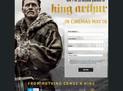 Win 1 of 20 double passes to see 'King Arthur: Legend of the Sword'!