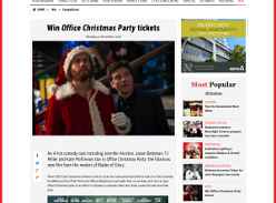 Win 1 of 20 Double Passes to see Office Christmas Party from Bmag