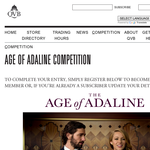 Win 1 of 20 double passes to see 'The Age of Adaline'!