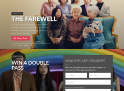 Win 1 of 20 Doubles to 'The Farewell'