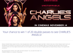 WIN 1 of 20 DPs to Charlies Angels