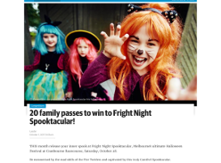 Win 1 of 20 family passes to win to Fright Night Spooktacular