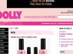 Win 1 of 20 'Hello Kitty' cosmetic packs, valued at $105!