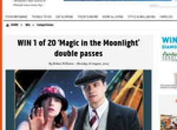 Win 1 of 20 'Magic in the Moonlight' double passes!