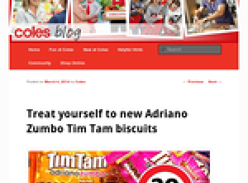 Win 1 of 20 packs of the new Adriano Zumbo 'Tim Tams'!