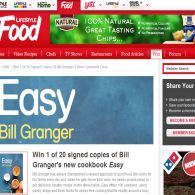 Win 1 of 20 signed copies of Bill Granger's new cookbook Easy