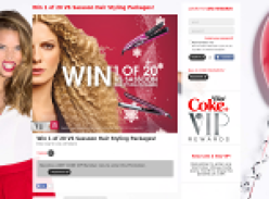 Win 1 of 20 VS Sassoon hair styling packages!