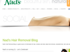 Win 1 of 21 Nad's natural hair removal gels!