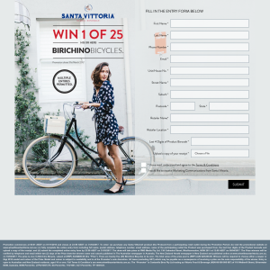 Win 1 of 25 his or hers 'Birichino' bicycles! (Purchase Required)
