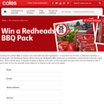 Win 1 of 25 Redheads BBQ packs!