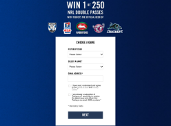 Win 1 of 250 NRL double passes! (NSW Residents ONLY)