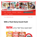 Win 1 of 250 'That!' dairy snack packs!