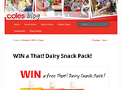 Win 1 of 250 'That!' dairy snack packs!