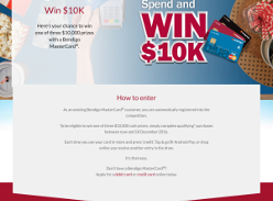 Win 1 of 3 $10,000 prizes!
