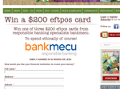 Win 1 of 3 $200 Eftpos gift cards!