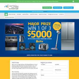 Win 1 of 3 $5,000 Betta Home Living Shopping Sprees