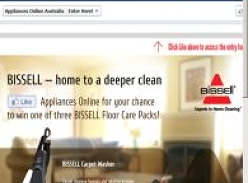 Win 1 of 3 Bissell Floor Care Packs