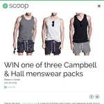 Win 1 of 3 Campbell & Hall menswear packs!