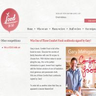 Win 1 of 3 Comfort Food cookbooks signed by Gary