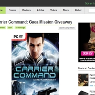 Win 1 of 3 copies of Carrier Command: Gaea Mission on PC!