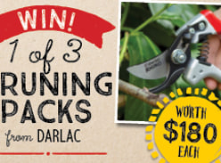Win 1 of 3 Darlac Pruning Packs (