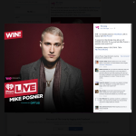 Win 1 of 3 double passes to iHeartRadio LIVE in Sydney with Mike Posner!