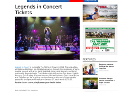Win 1 of 3 double passes to Legend in Concert