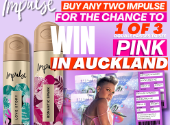 Win 1 of 3 Double Passes to see Pink Live in Auckland
