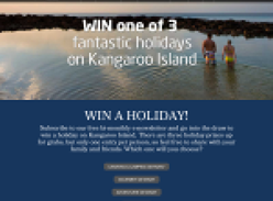 Win 1 of 3 fantastic holidays on Kangaroo Island!